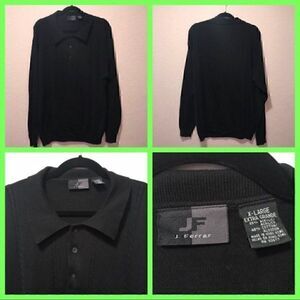 NWOT. J. Ferrar Black Light Weight Sweater 